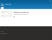 Tablet Screenshot of lundo.com